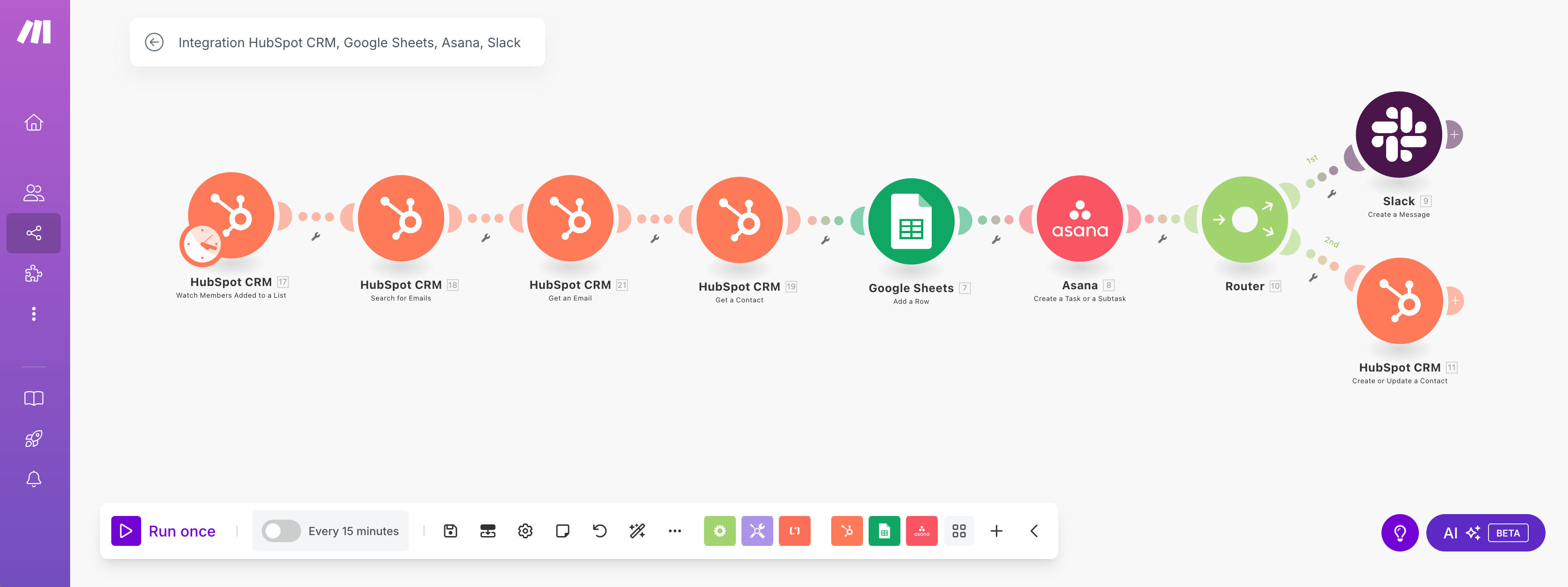 Data Integration in Make
